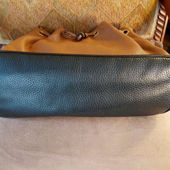 Michael Kors Brown/Black Bucket Bag with Drawstring - Picture 8 of 8